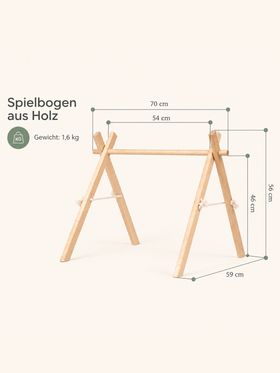 Spielbogen Baby unterstützt Motorik, Koordination & Neugier