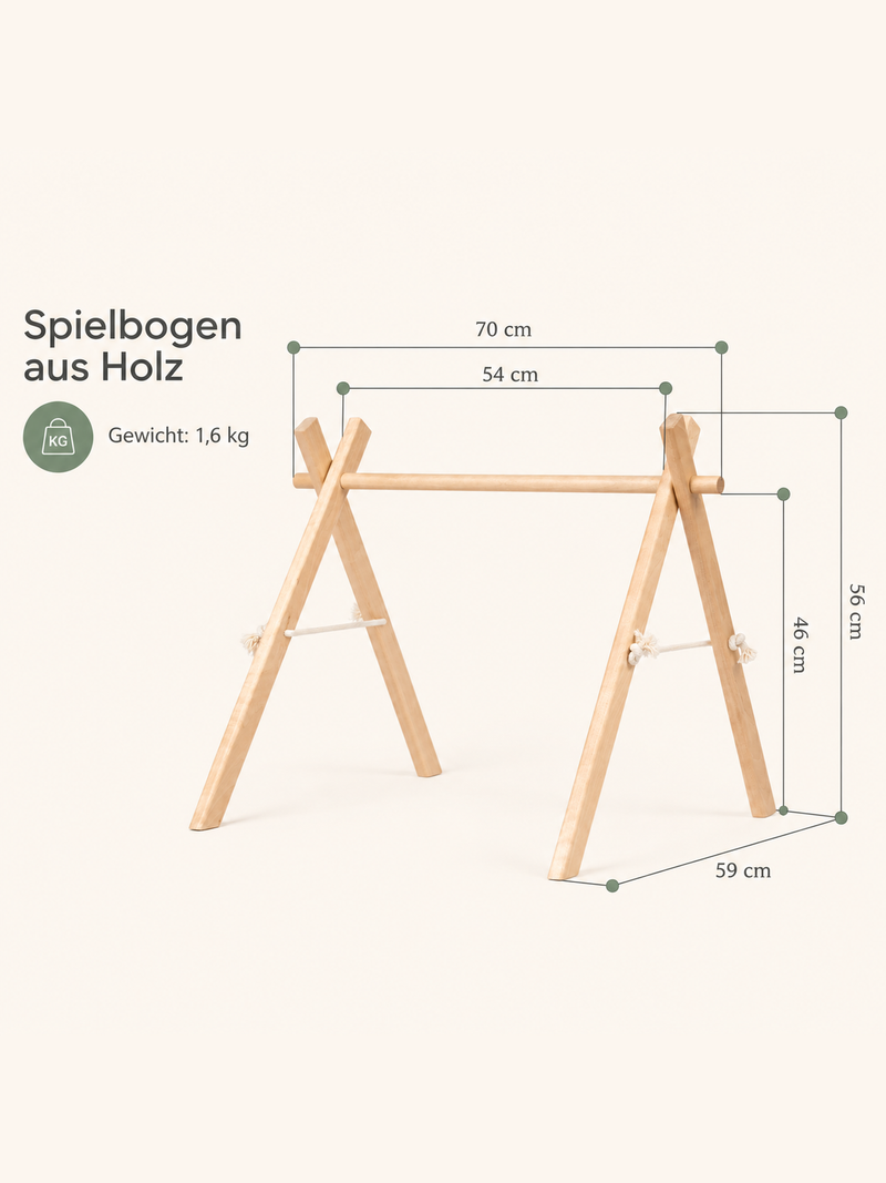 Spielbogen Baby unterstützt Motorik, Koordination & Neugier